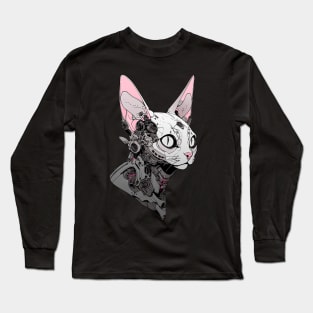 Cyberpunk Cat Long Sleeve T-Shirt